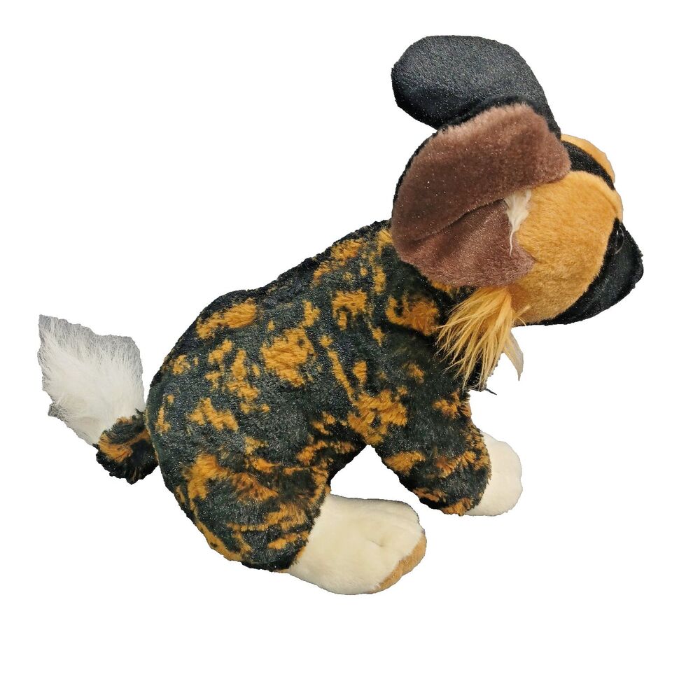 Wild Republic African Wild Dog Painted Brindle Hyena Plush Stuffed Animal 12"